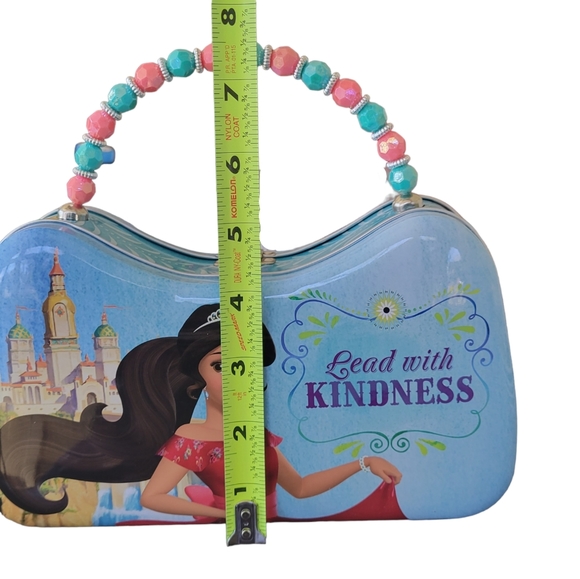 Beaded Purse 👛Elena of Avalor Large Tin Lunch Box - Picture 7 of 8